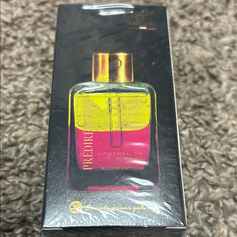 Yellow and Pink Skincare Serum